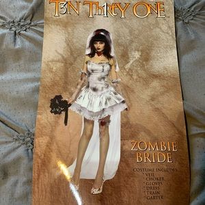 Zombie Bride Costume.  Size Medium
